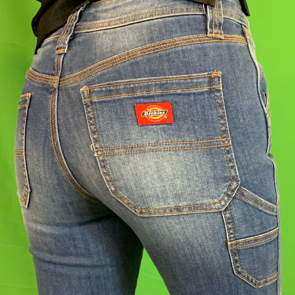 DICKIES Distressed Stretch Jeans Size 6